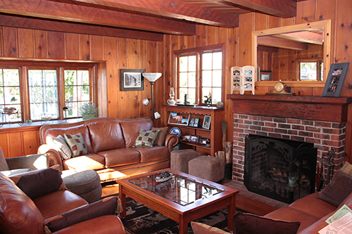 A beautiful Tudor Revival living room.  Martinez CA.